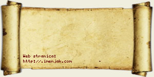 Jovanka Ignjatović vizit kartica